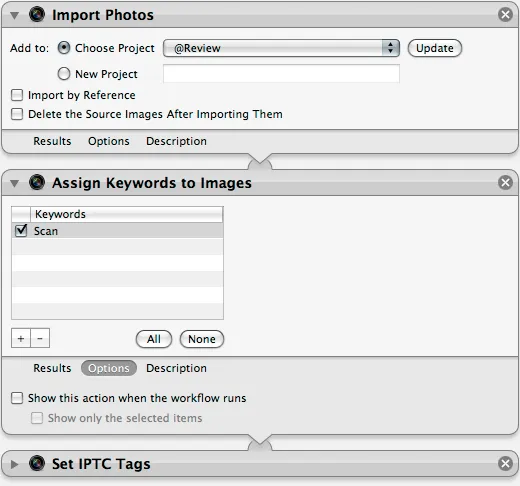 Aperture Import Workflow